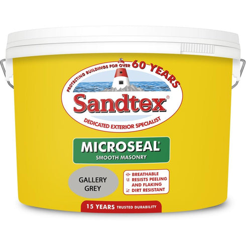 SANDTEX M/SEAL SMTH MASONRY GALLERY GREY 10LT  (S)
